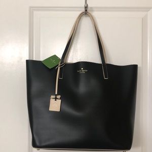 Kate Spade Little Len Ivy Drive Leather Tote